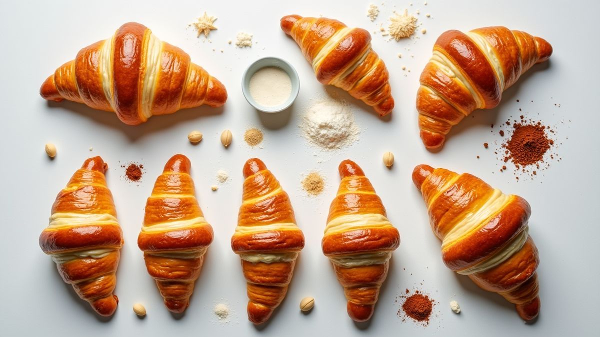 Handleiding voor het maken van croissants thuis.