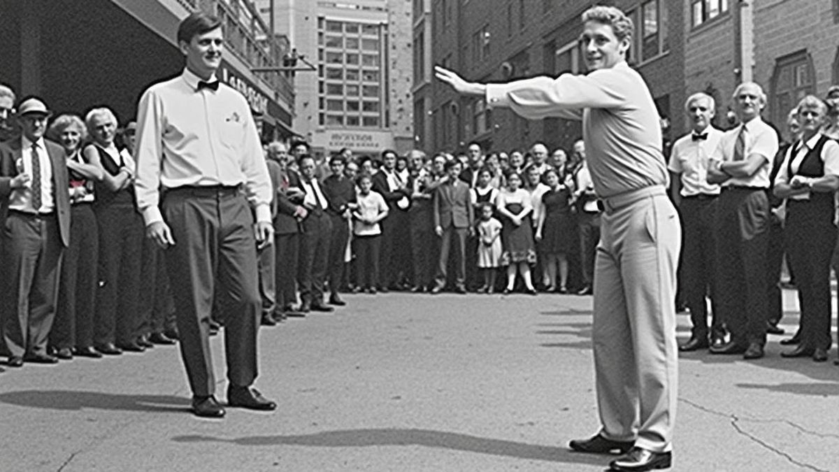 Historisch baton twirling evenement in Seattle