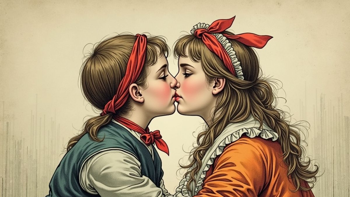 Historische afbeeldingen en illustraties van kussen