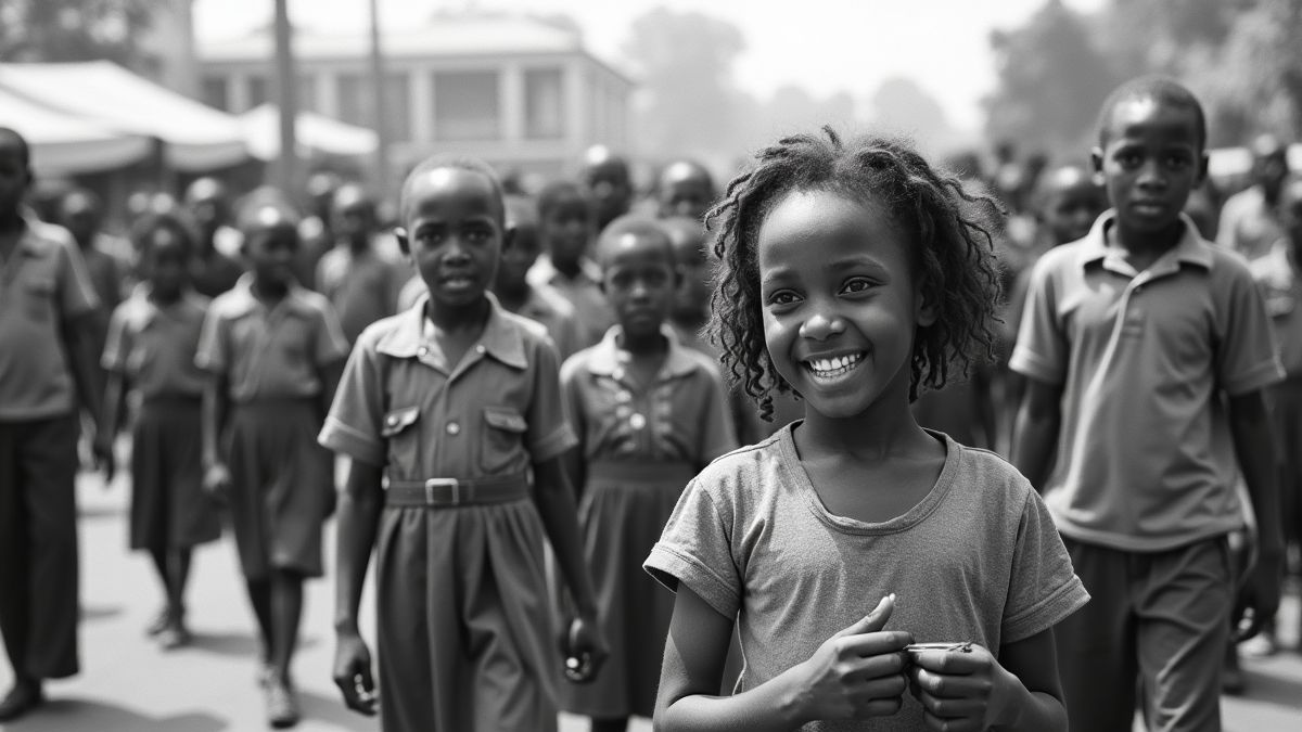 Historische foto van de Soweto-opstand