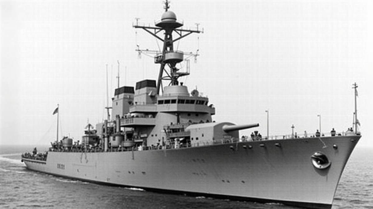 Historische foto van de USS Liberty