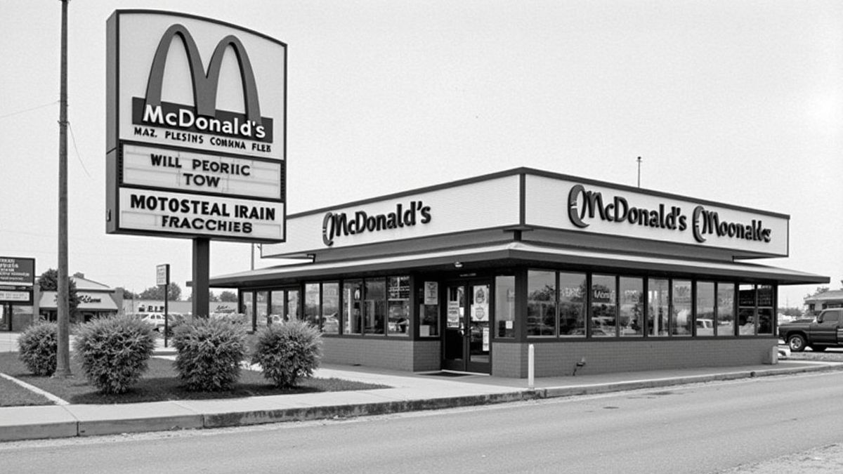 Historische foto's van de eerste McDonald’s franchise.