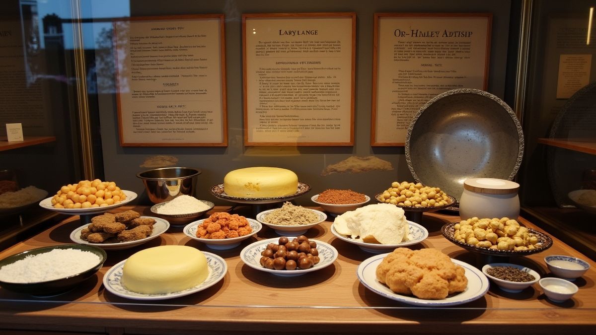 Historische ingrediënten voor het maken van pudding uit de 19e eeuw