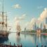 Historische Maryland landschap met moderne elementen