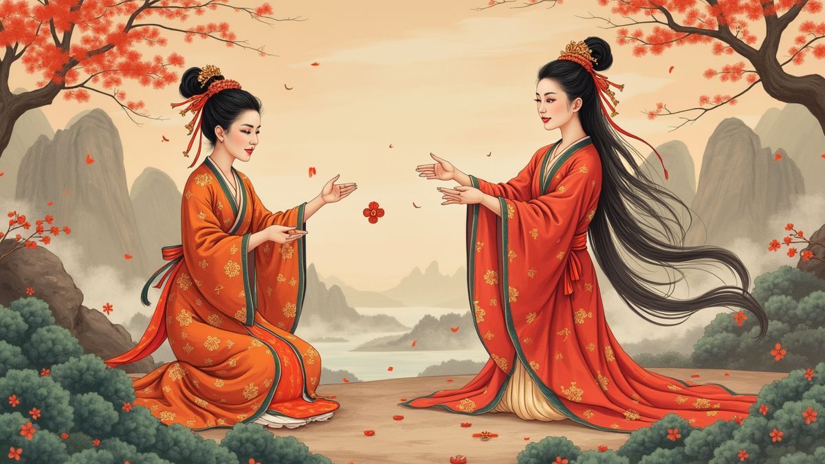 Historische nagelkunst uit het oude China.