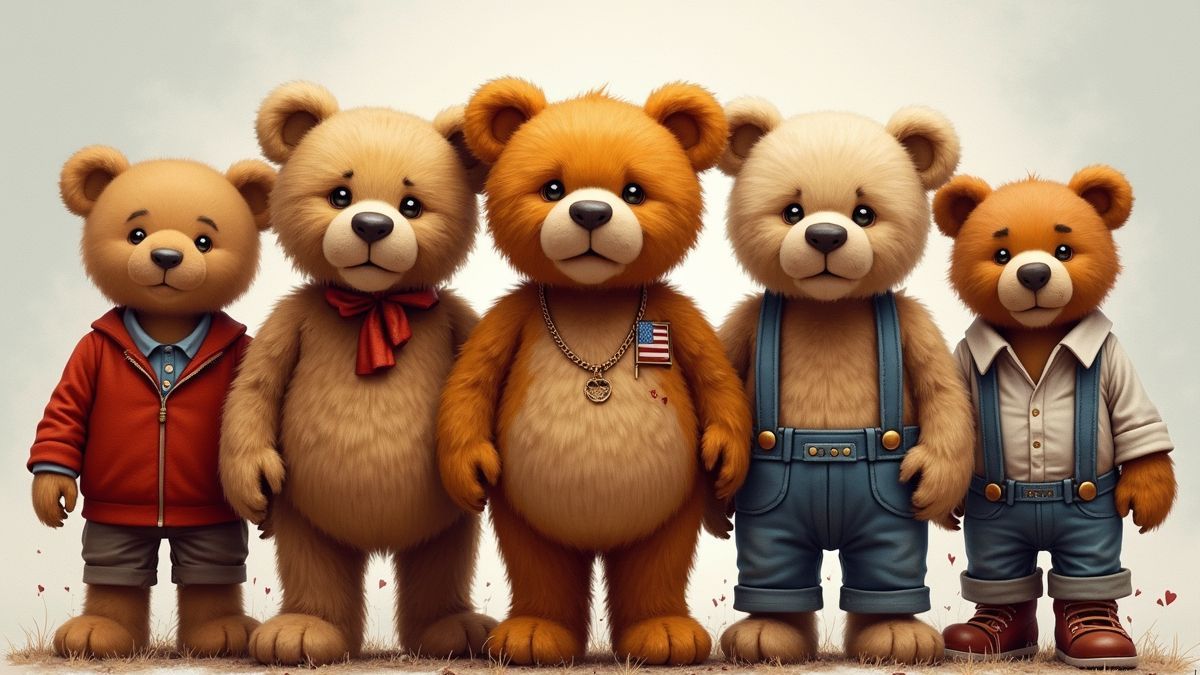 Iconische teddyberen uit populaire cultuur