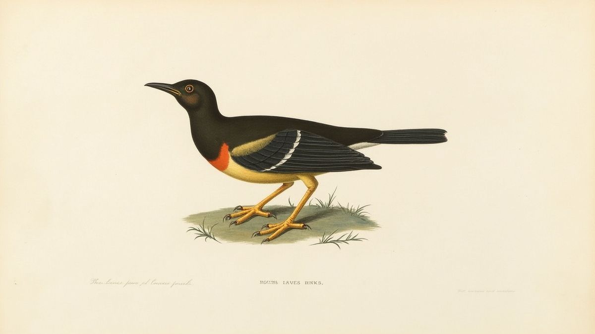 Illustratie van een Noord-Amerikaanse vogel door John James Audubon.