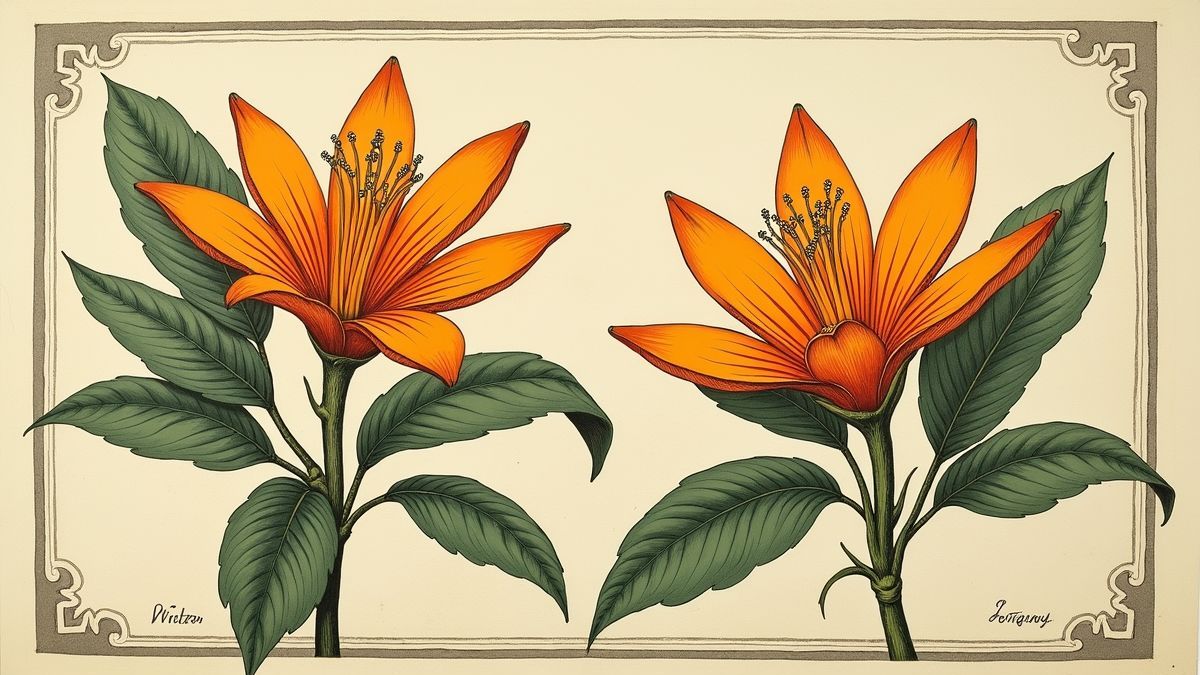 Illustratie van historische toepassingen van sinaasappelbloesems