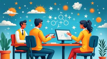 Meteoroloog bij weerstation