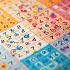 Illustratie van Sudoku puzzels met cijfers.