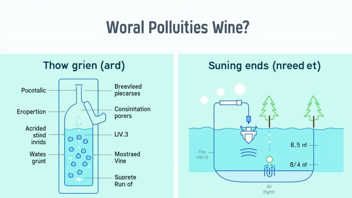 Infographic over de effecten van watervervuiling