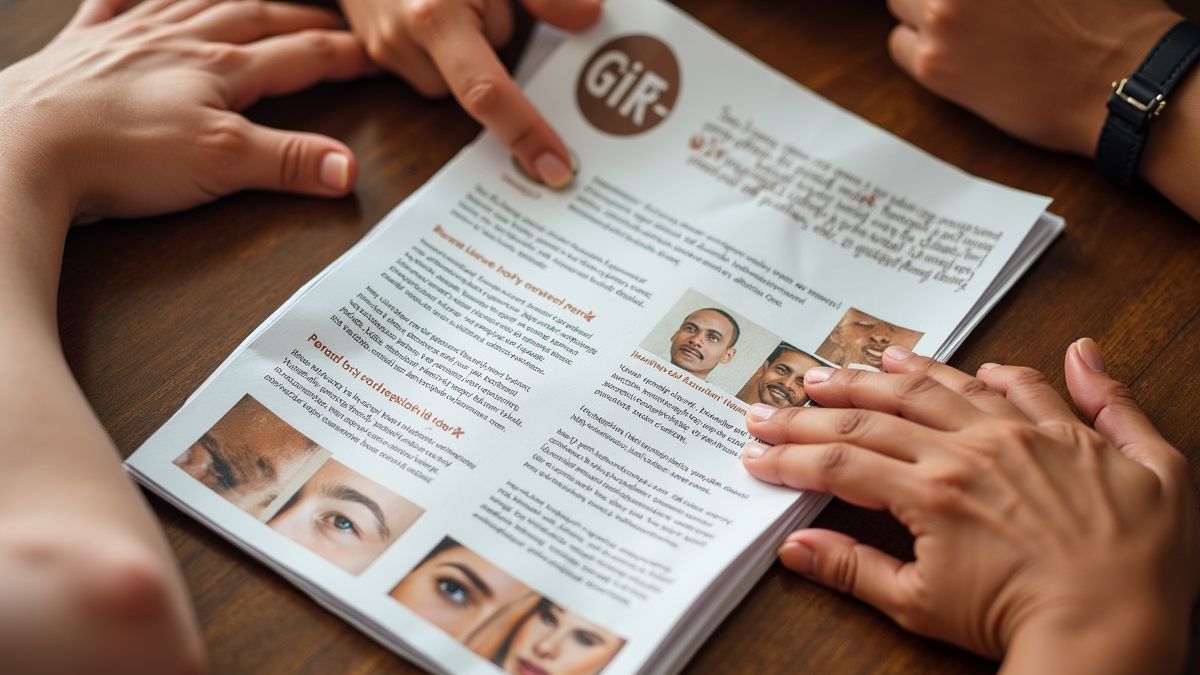 Informatieve brochure over vitiligo.