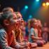 Kinderen bij een theatervoorstelling