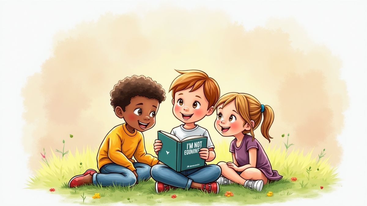 Kinderen lezen een boek