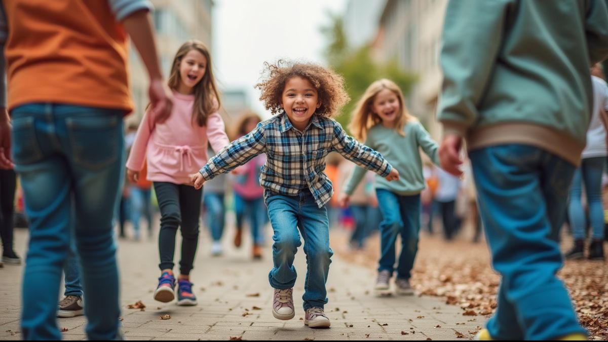 Kinderen met achterstevoren kleding