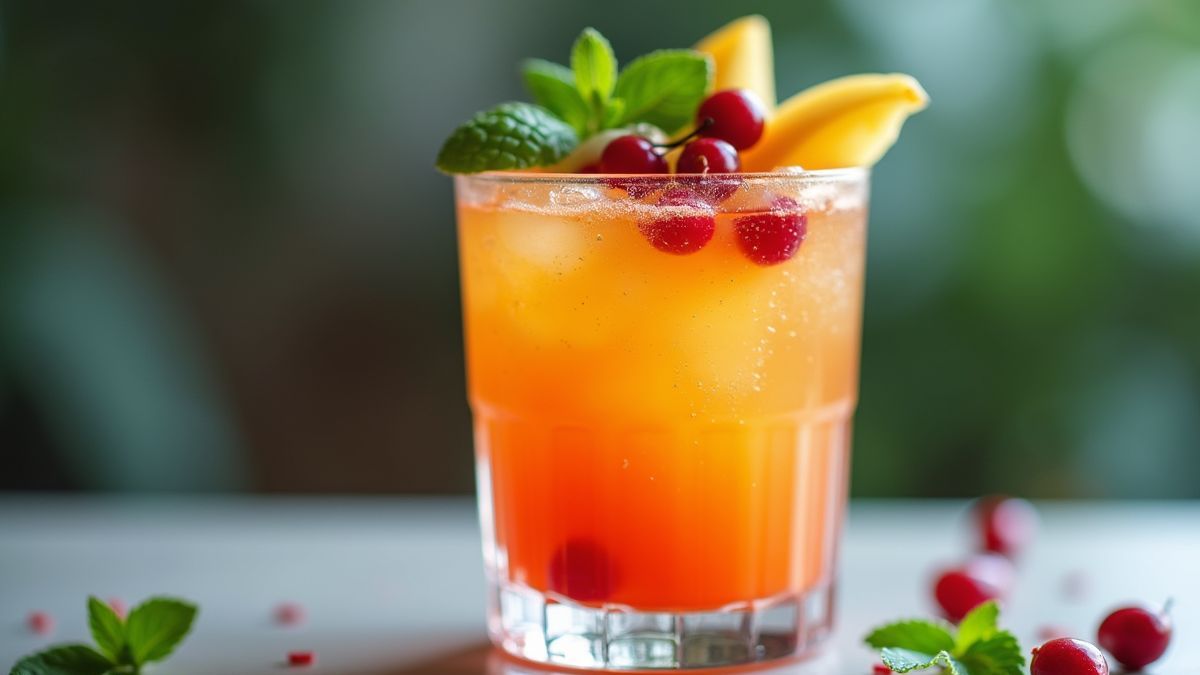 Kleurrijke mocktail