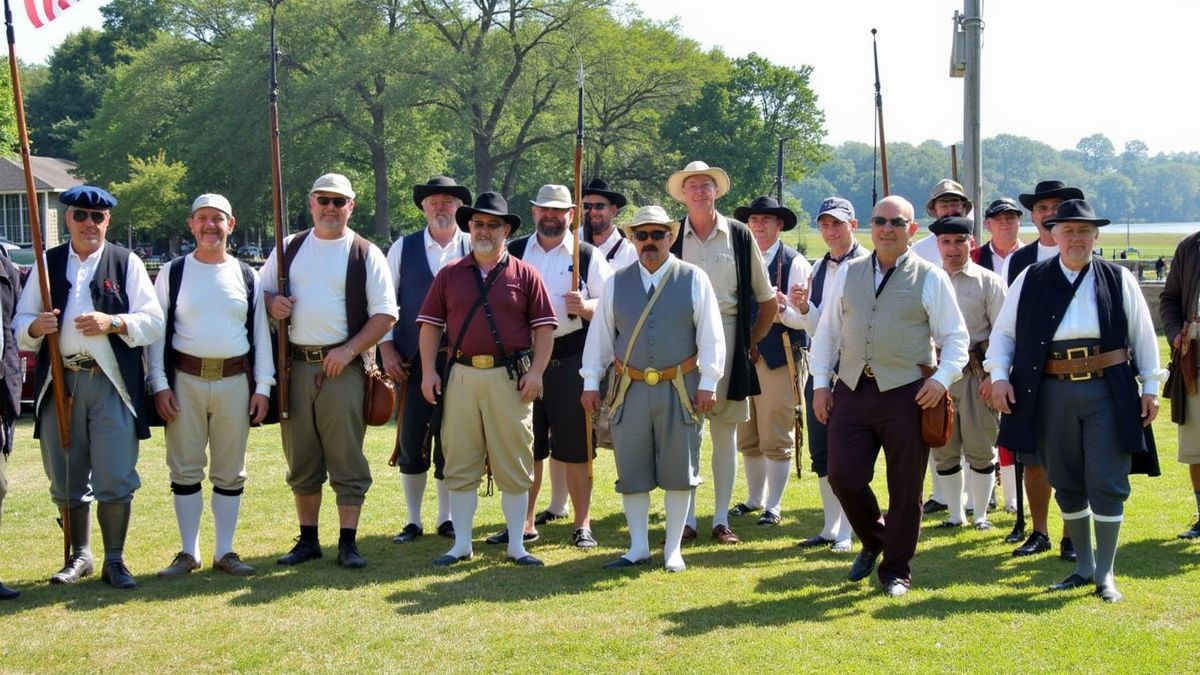 Koloniale re-enactment op St. Mary's City