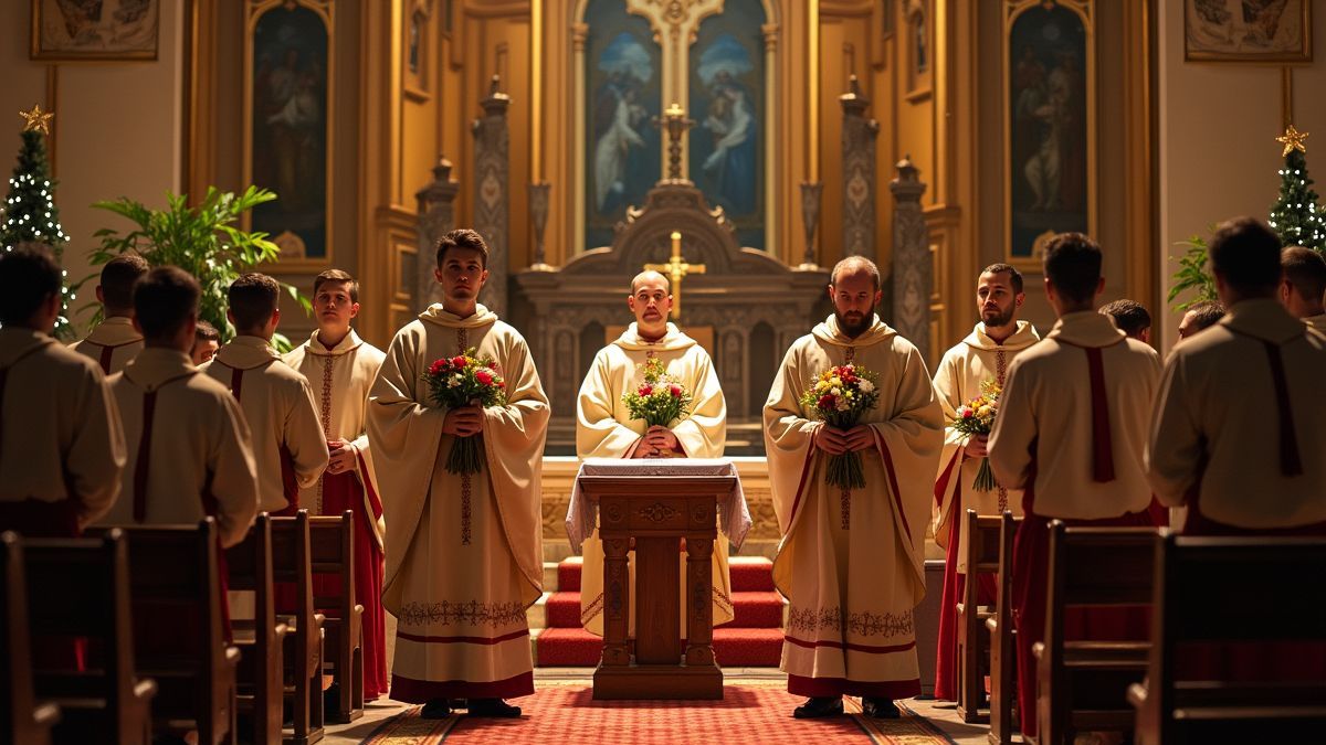 Koptische mis tijdens Kerstmis