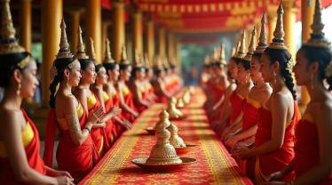 Kroningsdag viering in Thailand