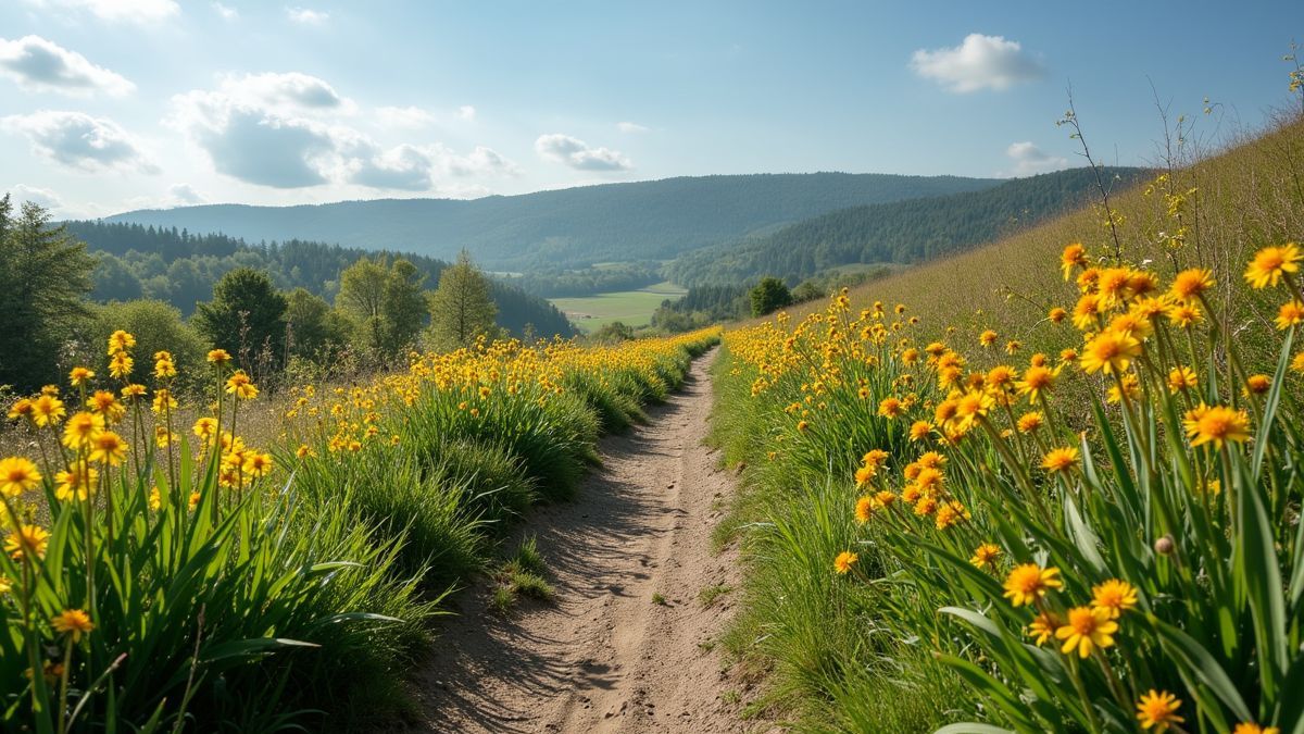 Landschap in de Ardennen
