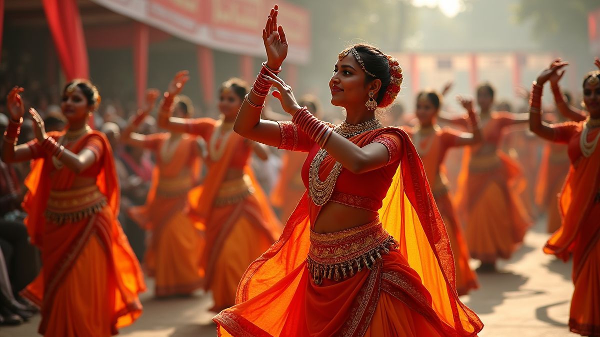 Maharashtriaanse dansvoorstelling