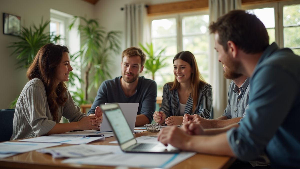 Mensen in gesprek over duurzame energieoplossingen