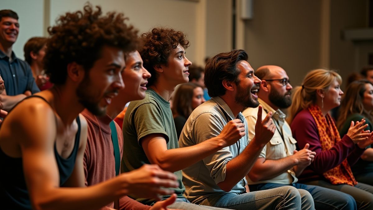 Mensen van verschillende achtergronden die respect vieren door middel van muziek.