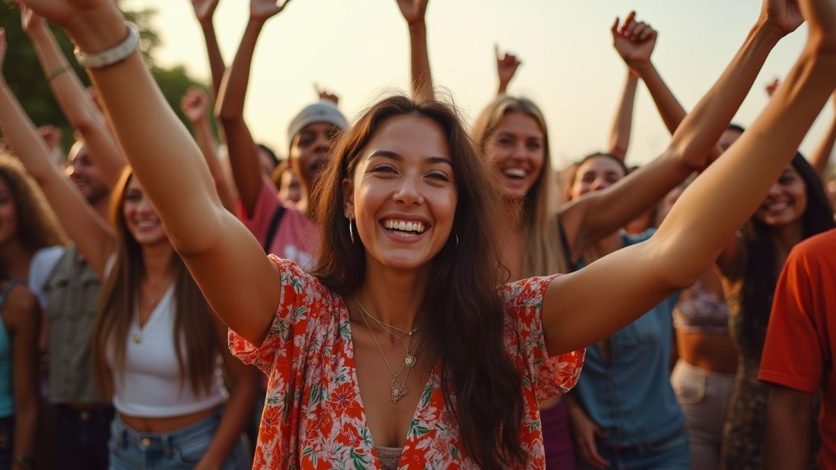 Mensen van verschillende culturen vieren samen