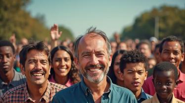 Mensen verenigd voor Wereld Hepatitis Dag