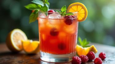Mocktail met vers fruit