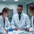 Onderzoekers werken samen in een laboratorium