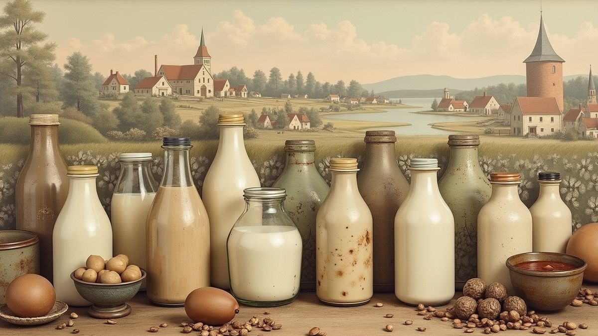 Oude Belgische melkflessen