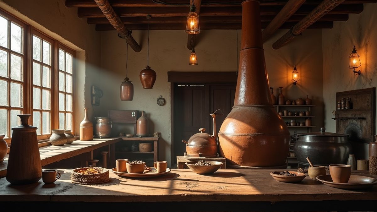 Oude brouwerij met traditionele elementen