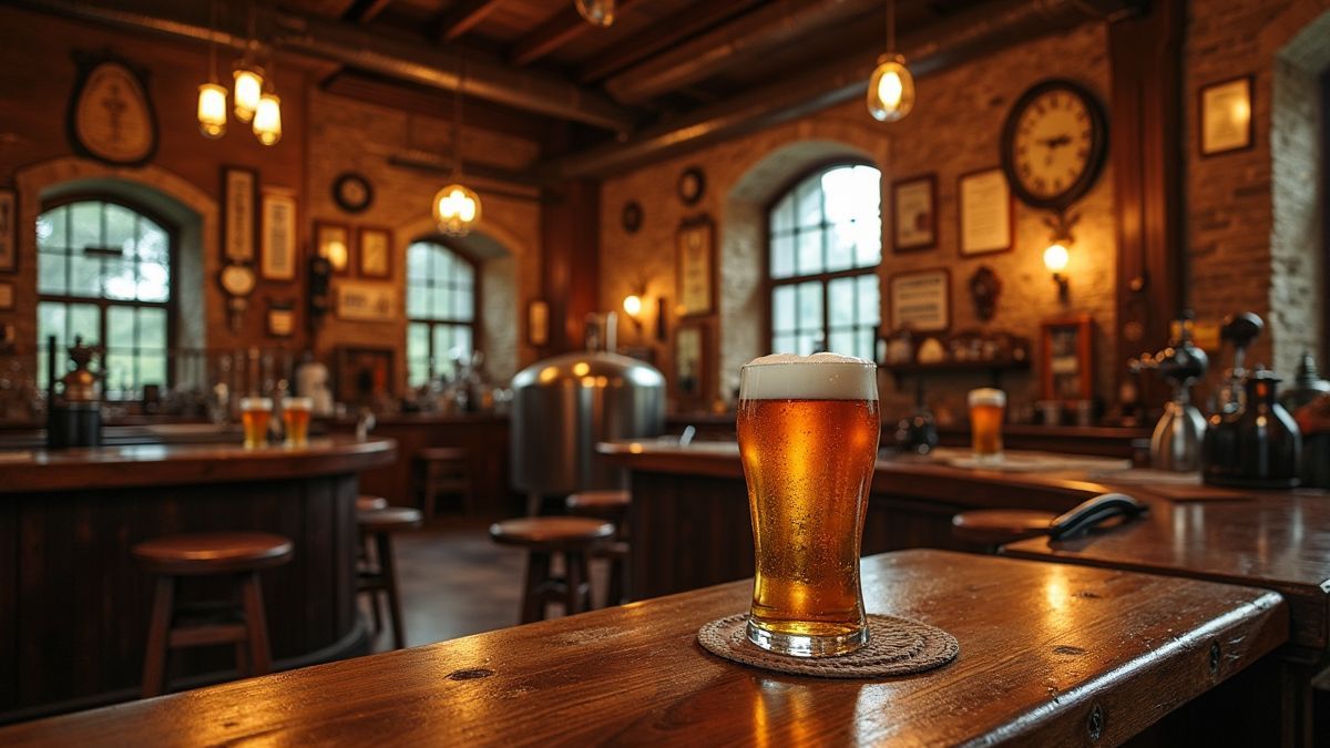 Oude brouwerij met traditionele elementen