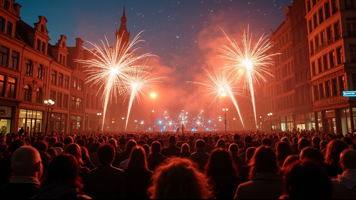 Oudjaarsviering met diverse culturele elementen