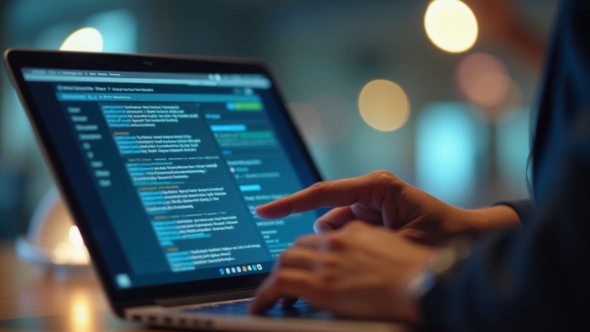 Persoon controleert nieuws via digitale hulpmiddelen.