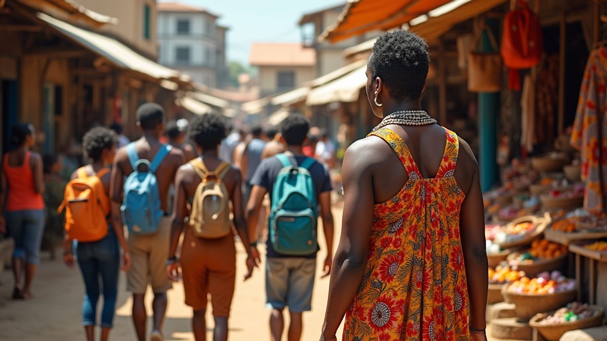 Reizigers ontdekken levendige markten en culturele locaties van Afro-erfgoed.