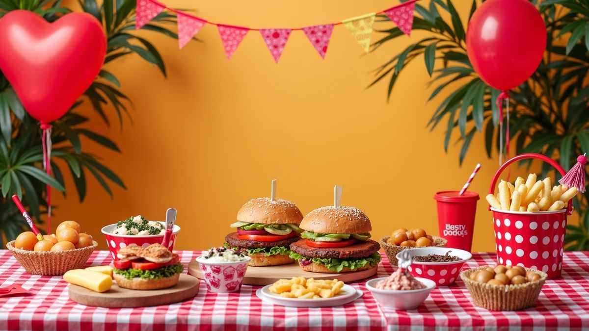 Rode thema picknick met allergievriendelijke snacks