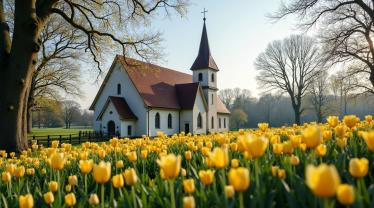 Een Belgische familie viert Pasen