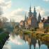 Schilderachtig uitzicht op de charmante dorpen van Norfolk met historische bezienswaardigheden