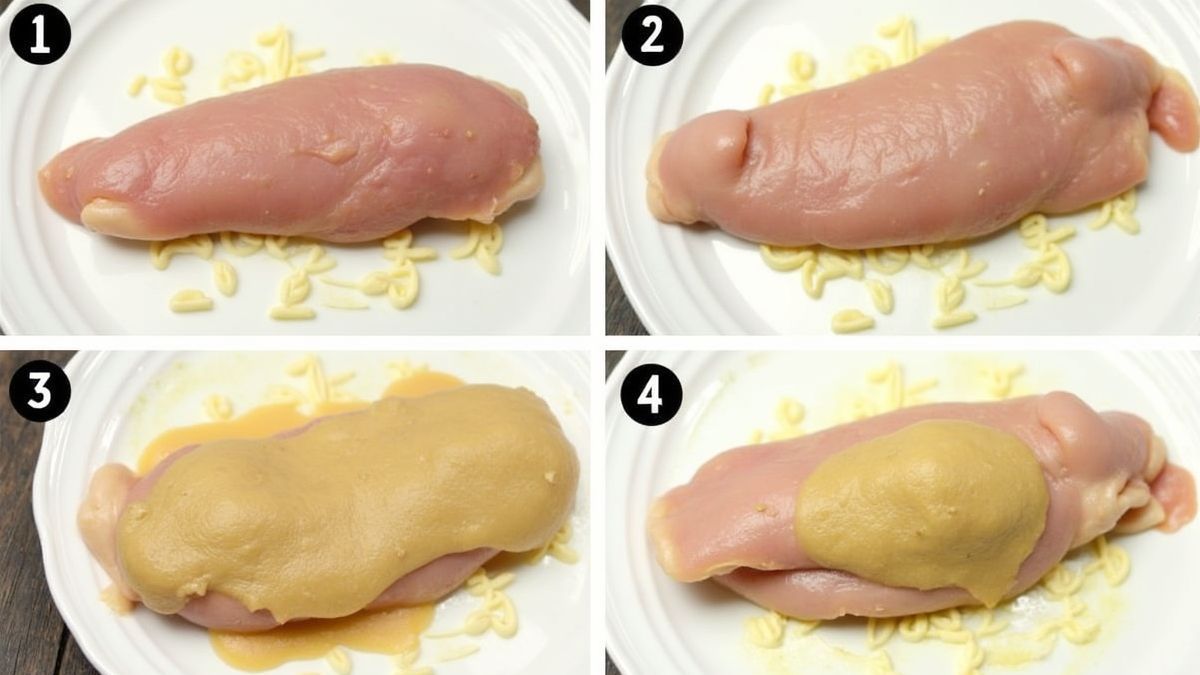 Stapsgewijze handleiding voor het maken van Kip Cordon Bleu.