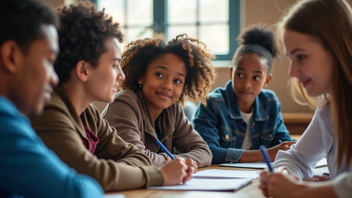Studenten in workshop over gelijkheid en raciale bewustwording