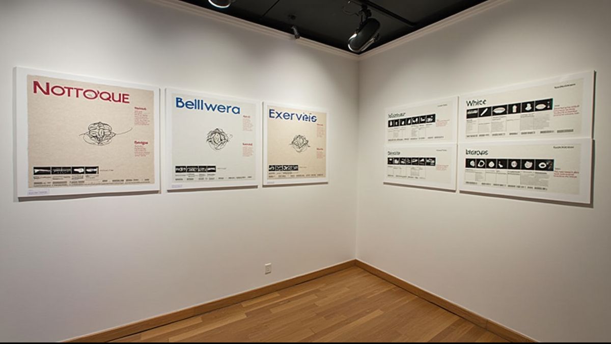 Tentoonstelling met braillepanelen