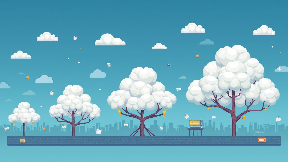 Tijdlijn van cloud computing evolutie