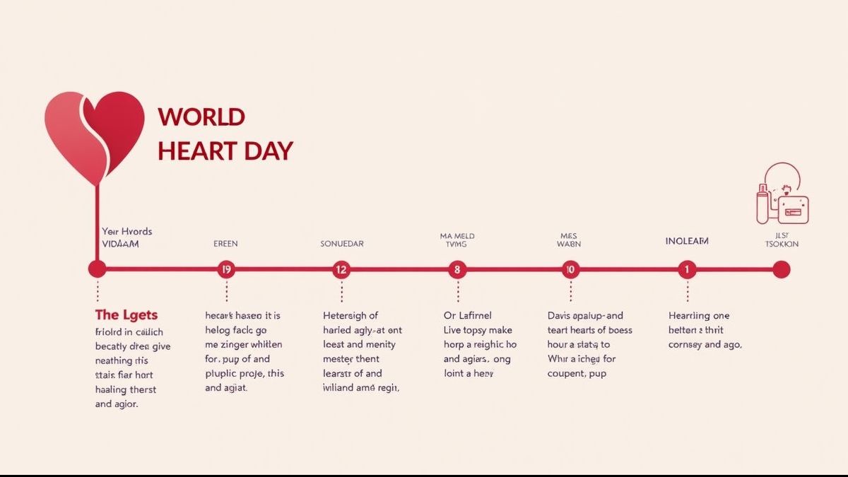 Tijdlijn Wereld Hart Dag