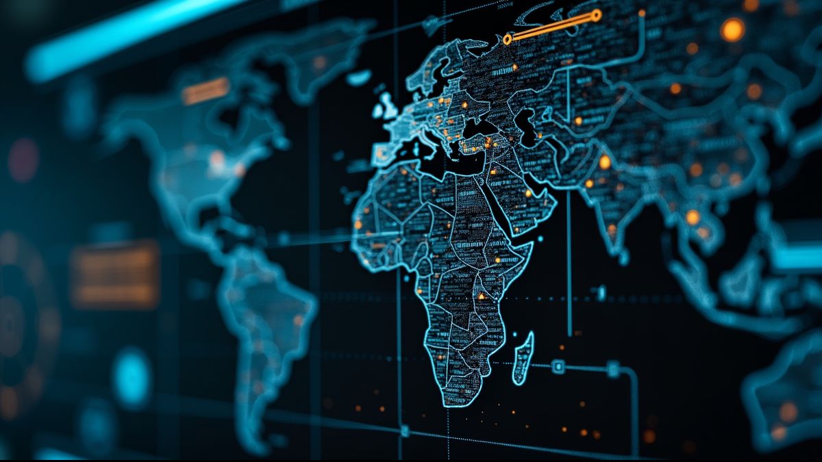 Toekomstige technologie met metrische symbolen