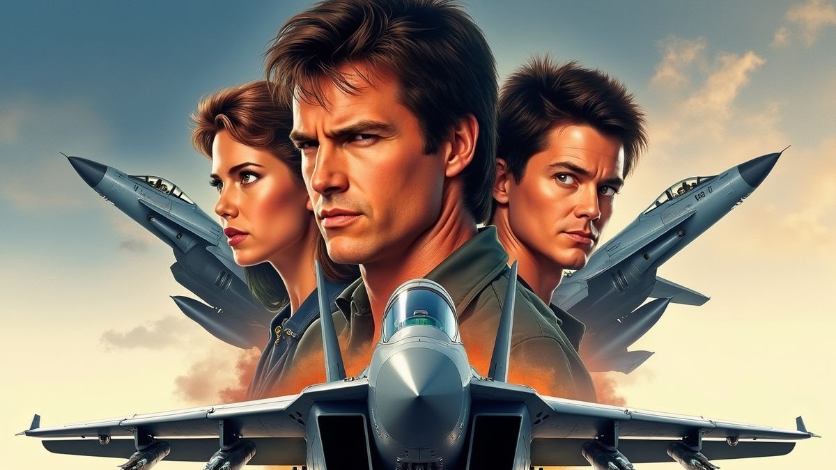 Top Gun film poster.