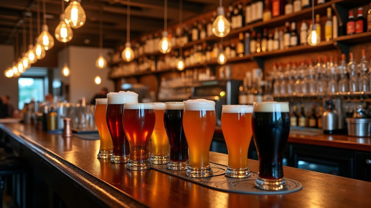 Traditionele Belgische bierbar met diverse opties