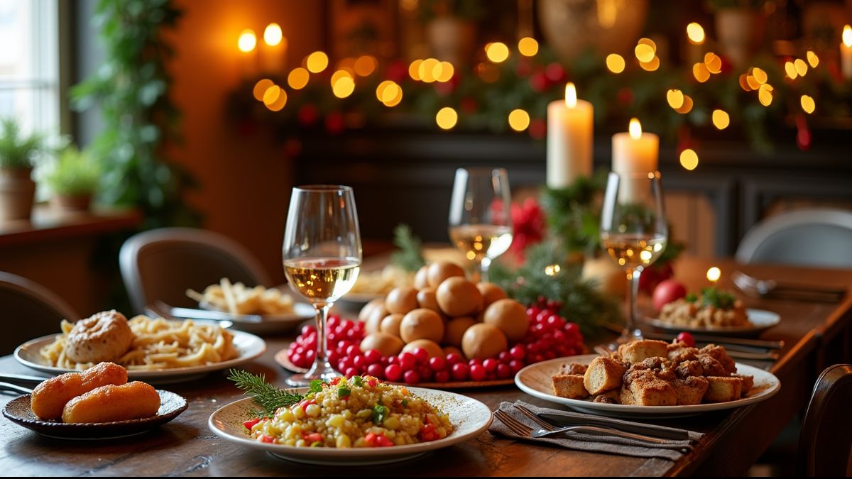 Traditionele Belgische kerstmaaltijd
