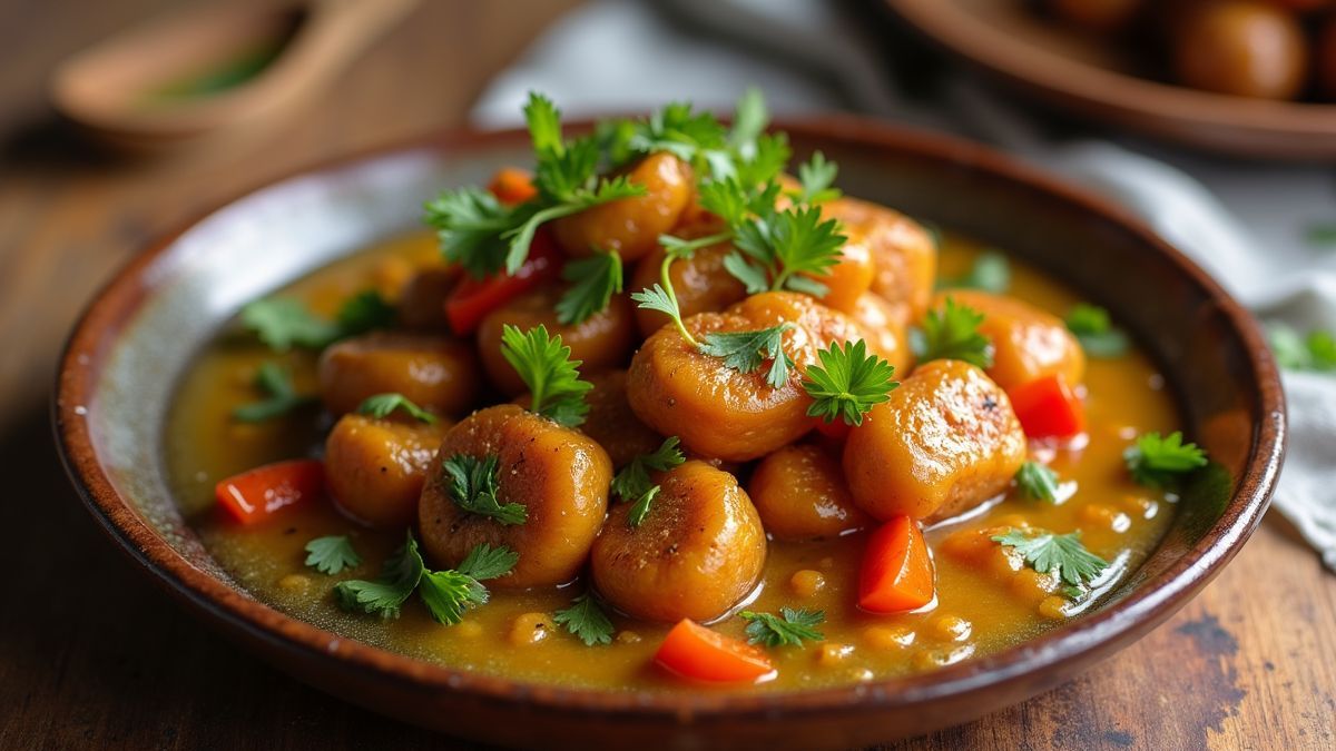 Traditionele Grenadiaanse gerecht 'oil down'.